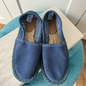 Massimo Dutti Boys Suede Espadrille Loafers Moccasins Casual Flats size